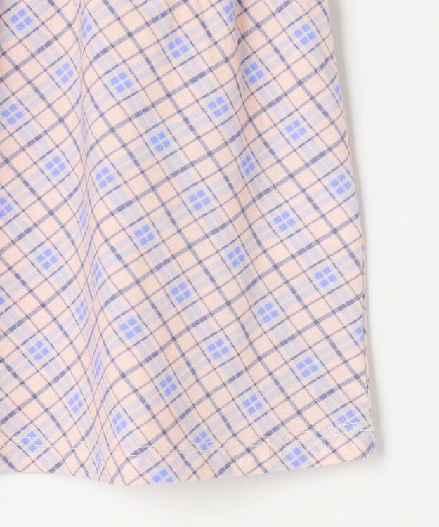 組曲 KIDS 【110-140㎝】 サマーチェックチュニック ピンク