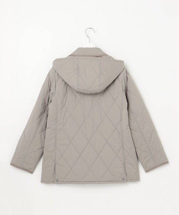 J.PRESS LADIES 【洗える・撥水】プレミアムBasicキルティング ショート コート モカベージュ系