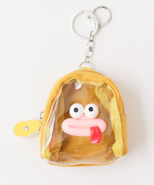 WEGO モンスタークリアリュックミニポーチ イエロー