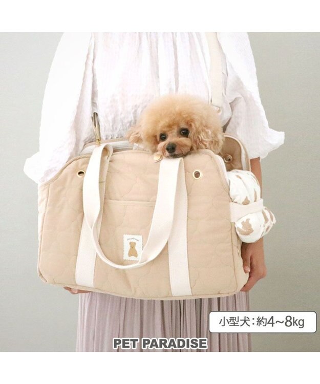 PET PARADISE ペットパラダイス くまちゃん あごのせ キャリーバッグ 小型犬 M ブラウン