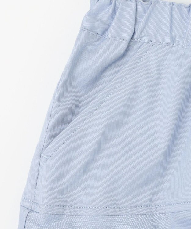 組曲 KIDS 【110-140㎝】アシンメトリーフリル キュロット サックスブルー系