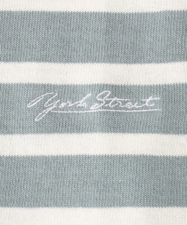 J.PRESS YORK STREET 【UNISEX】天竺ボーダーTシャツ ダルブルー系1