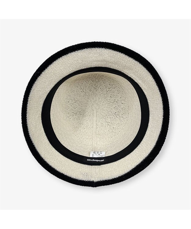 林八百吉商店 un chapeau  バイカラーサーモハット ホワイト