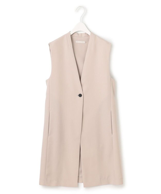 ICB L 【UVケア・接触冷感・速乾・防シワ・洗える】 FluidBackSatin ジレ トープ系