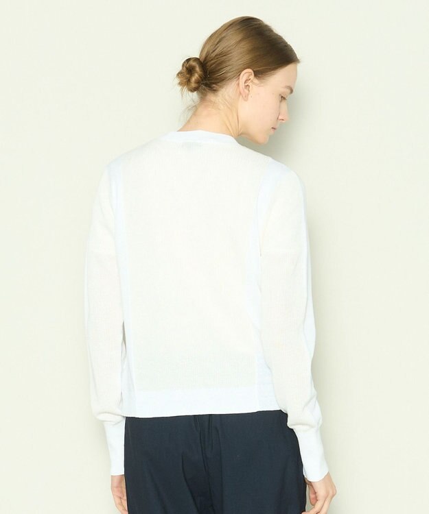 JOSEPH 【洗える】リネンコットン　カーディガン Ivory