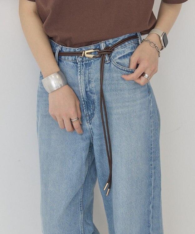 AMERICAN HOLIC ロープデザインベルト Brown