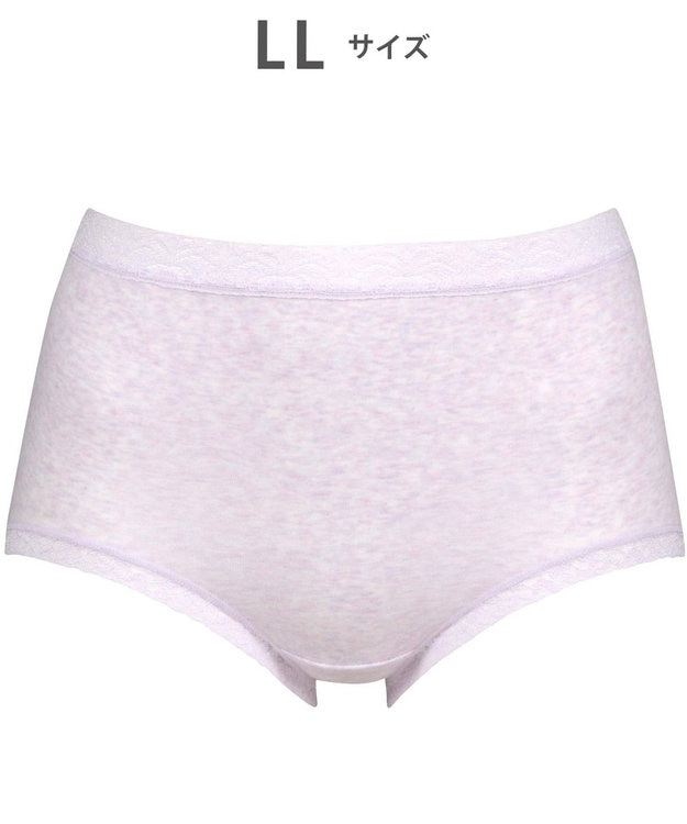 WACOAL 【ディアヒップ】 ショーツ はきこみ丈ふかめ 綿混(身生地) ヒップを包みこむフィット感 やさしいはきごこち PPA177 /ワコール パープル