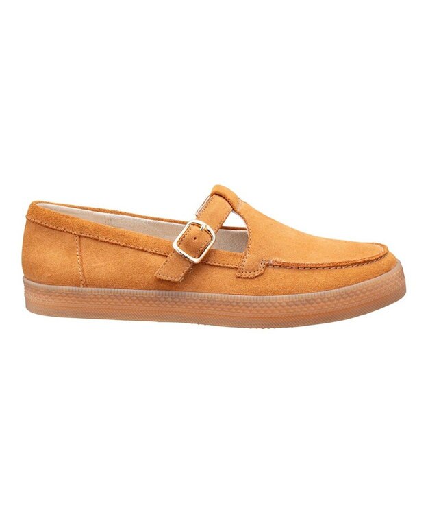 REGAL FOOT COMMUNITY 【レッドウッドリバーミネトンカ】M06C Tストラップシューズ カジュアルシューズ キャメルスエード