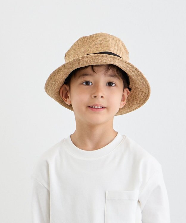 ATRENA 体感-10℃コカゲル ナチュライクバケットハット KIDS ベージュ