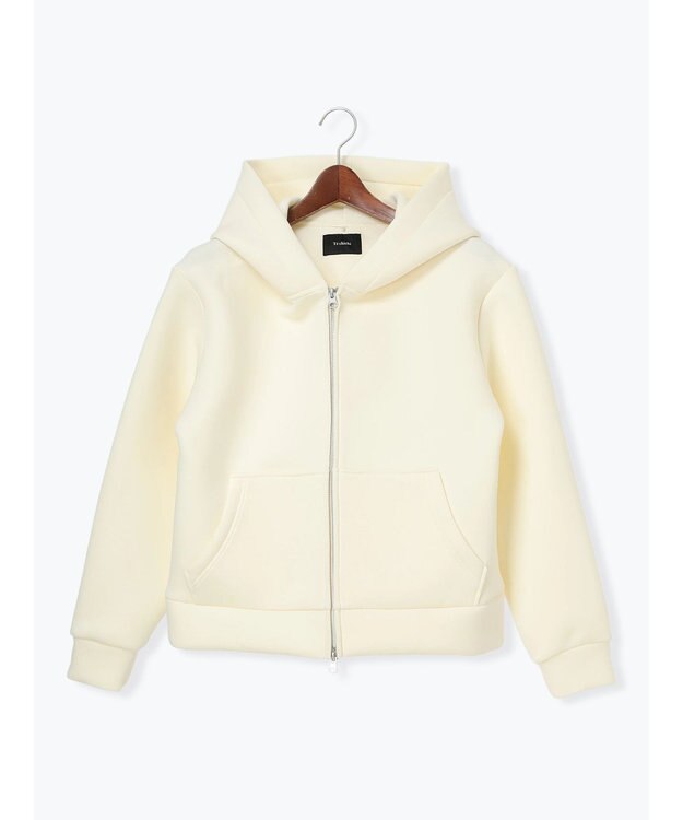 Te chichi ダンボールWジップフーディ オフホワイト