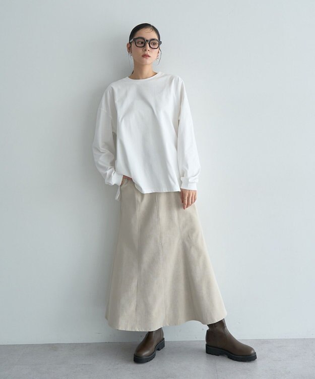 YECCA VECCA コットンルーズプルオーバー Light Yellow