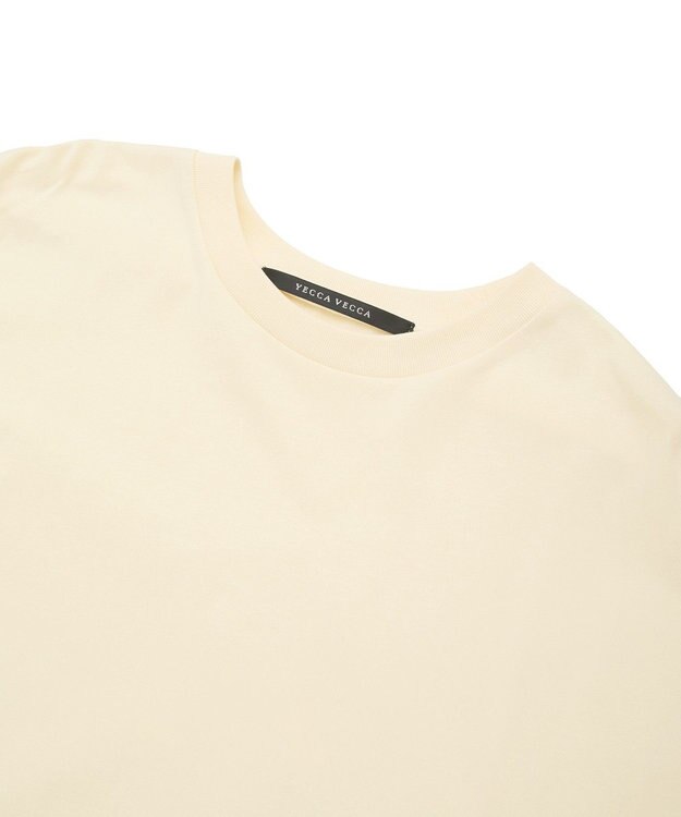 YECCA VECCA コットンルーズプルオーバー Light Yellow