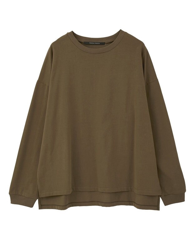 YECCA VECCA コットンルーズプルオーバー Light Yellow