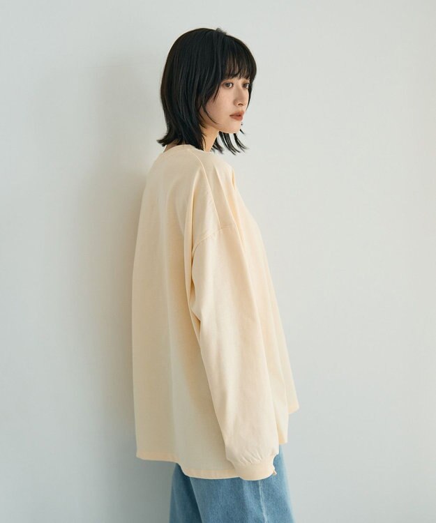 YECCA VECCA コットンルーズプルオーバー Light Yellow