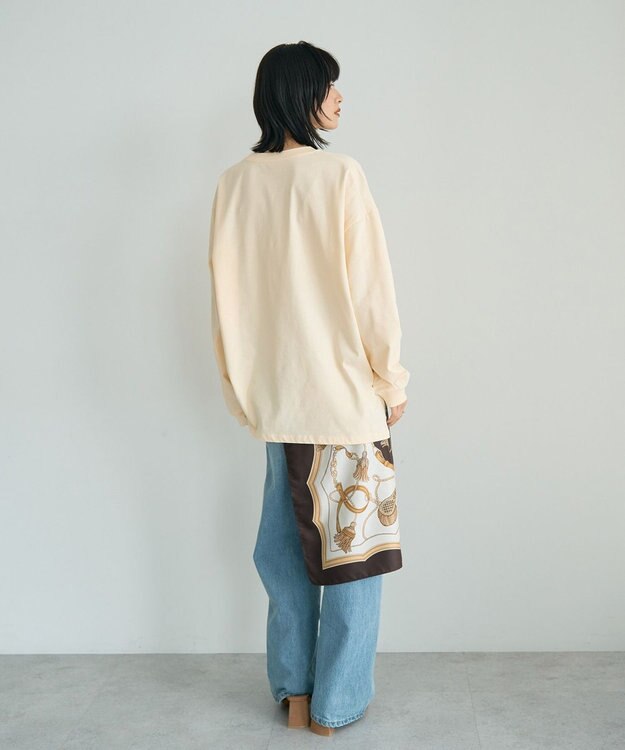 YECCA VECCA コットンルーズプルオーバー Light Yellow