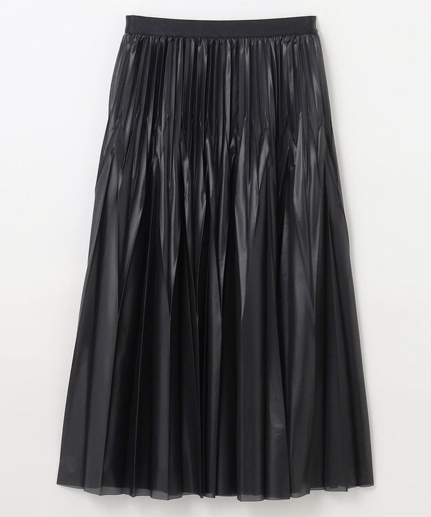 GRACE CONTINENTAL トリコットプリーツスカート ブラック