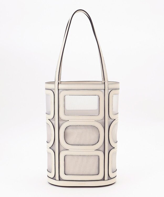 23区 【STORY7月号掲載】ORSETTE チュール トートバッグ ホワイト系