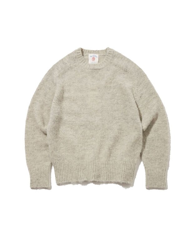 J.PRESS MEN 【J.PRESS ORIGINALS】Shaggy Dog Crew Neck Sweater / Japan Made アイボリー系