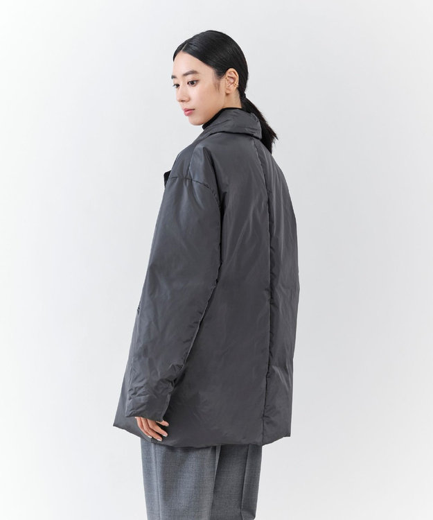 23区 L 【エステータ】LIMONTAタフタ ダウンコート グレー系