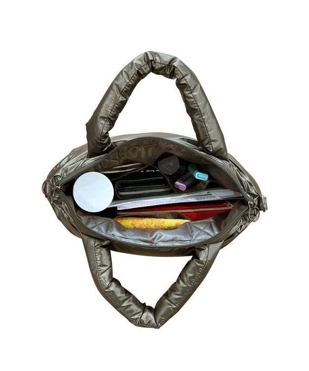 ROOTOTE 1470【温活＆軽量】LT.フェザールー.デリ.カラー-B 01：ダークシルバー