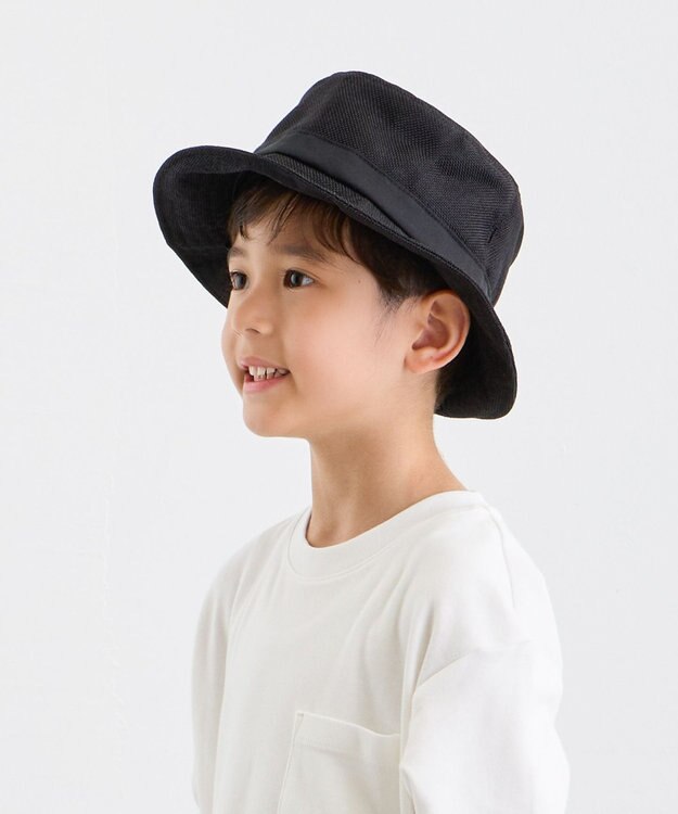 ATRENA 体感-10℃コカゲル ナチュライクバケットハット KIDS ブラック