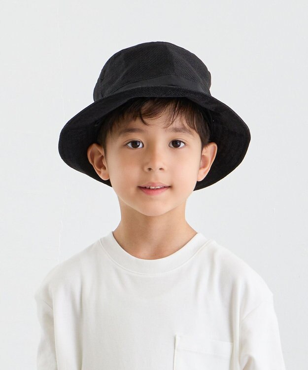 ATRENA 体感-10℃コカゲル ナチュライクバケットハット KIDS ブラック