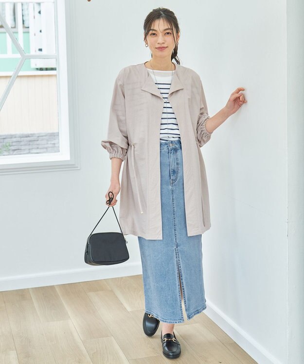 ANY ドロストピケカーディガン ベージュ