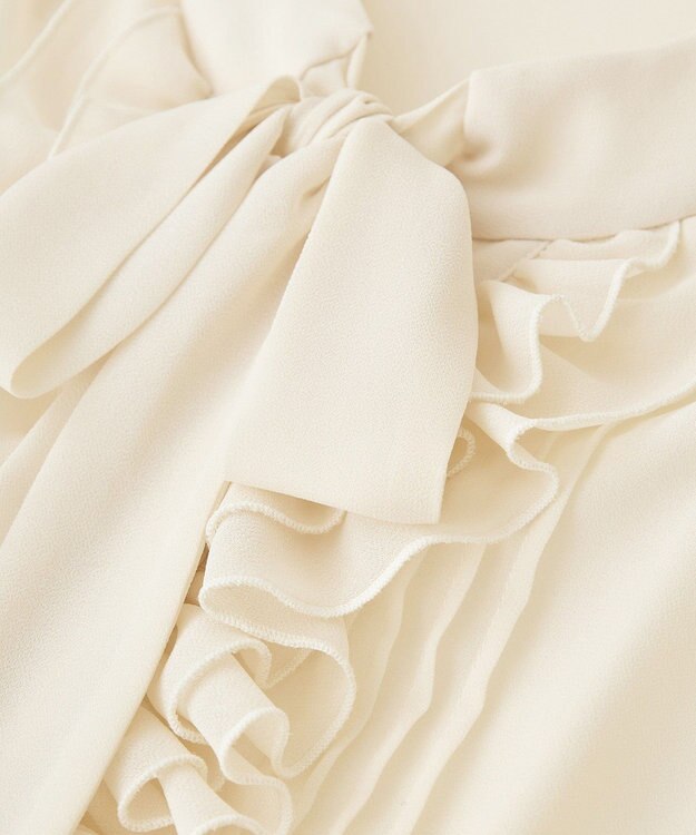 YECCA VECCA 【archive】フリルボウタイブラウス Ivory