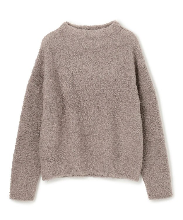 UNFILO プードルニット ボトルネック モカ