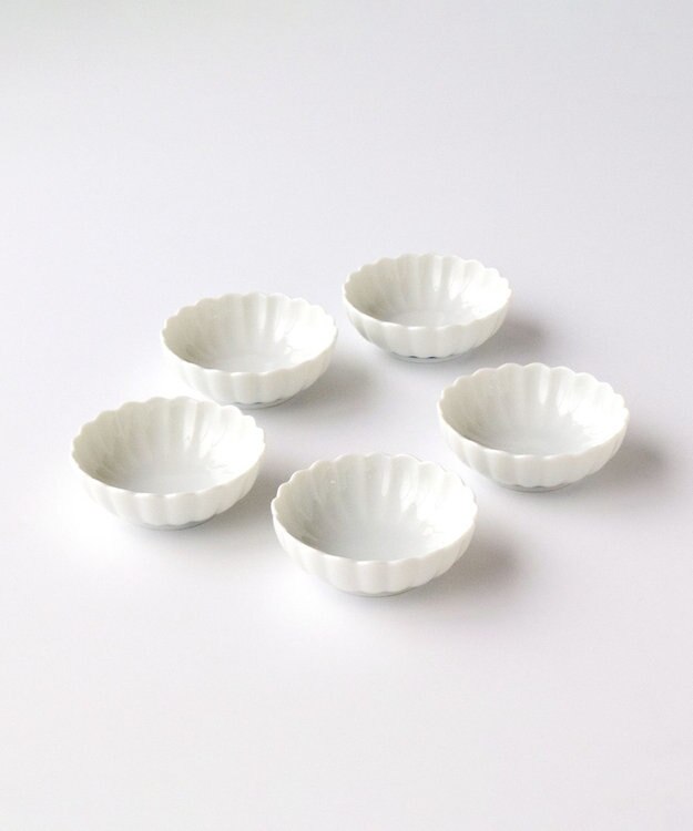 たち吉 【たち吉】白菊珍味入〈５個〉美濃焼 ホワイト系その他