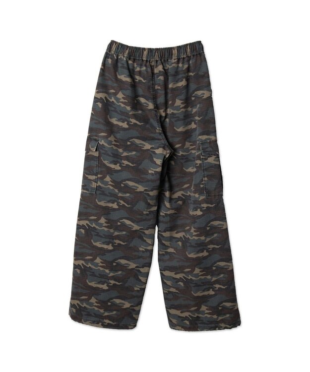 WEGO 【ウエストゴム】ヴィンテージウォッシュパラシュートカーゴパンツ 柄1