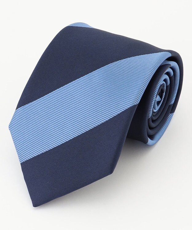 KASHIYAMA KASHIYAMAオリジナル【JAPAN MADE】レジメンタルネクタイ ブルー