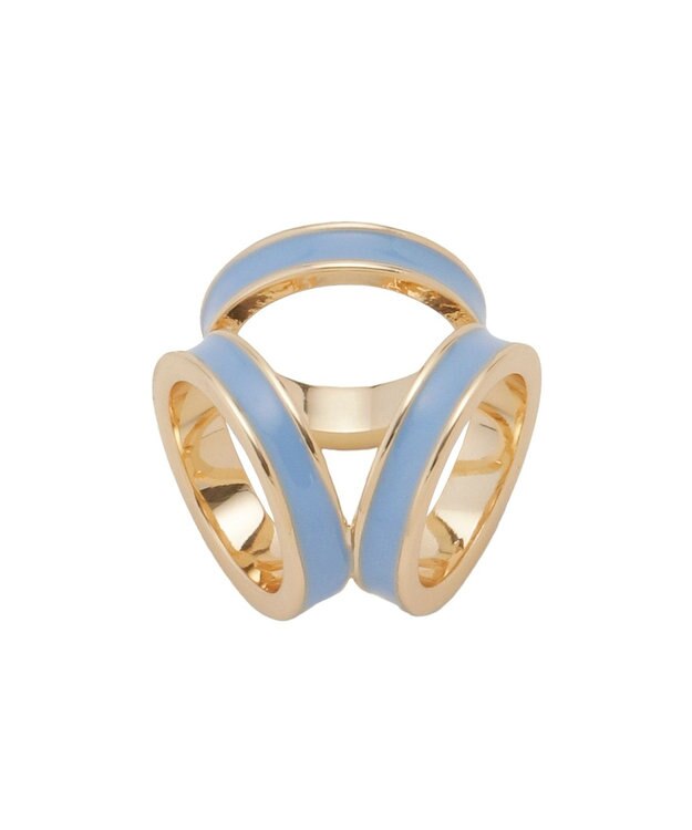 MOONBAT 【2WAY】3ringスカーフリング スカイブルー