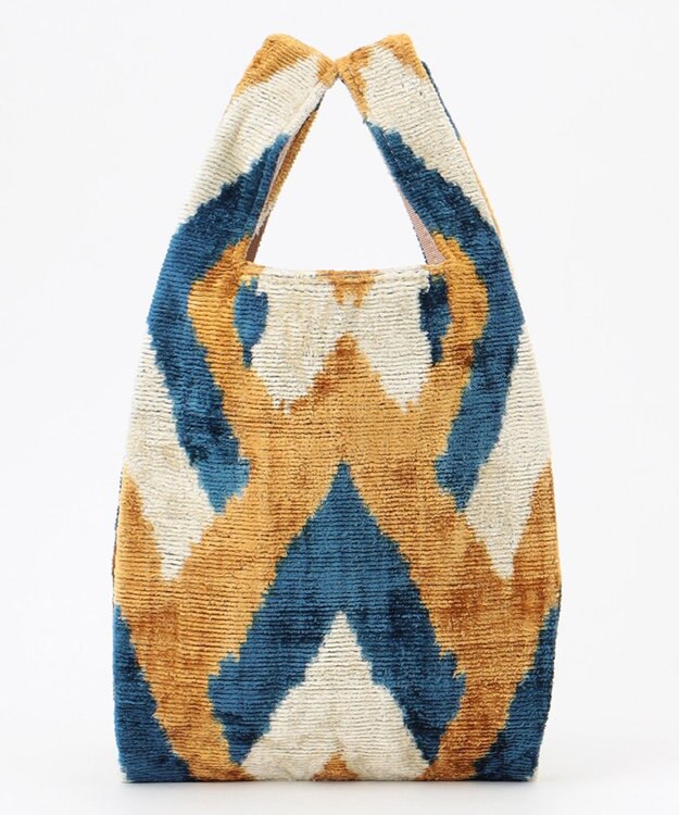 GRACE CONTINENTAL Kilim ARTS キリムマルシェバッグ ブルー