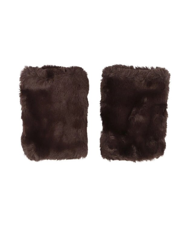 UNBILLION カシュネ cache nez / フェイクファーグローブ ブラウン