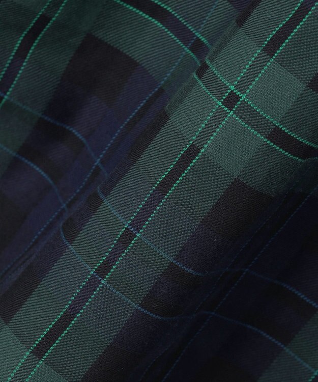 組曲 KIDS 【110-140㎝】クラシックチェック ワンピース グリーン系3