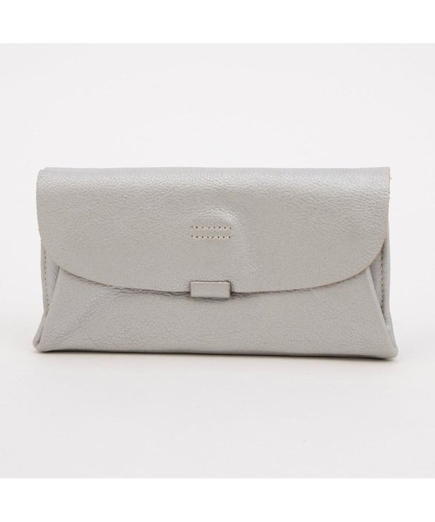 UNBILLION アトランタ ATLANTA / 牛革かぶせ長財布 シルバーグレー