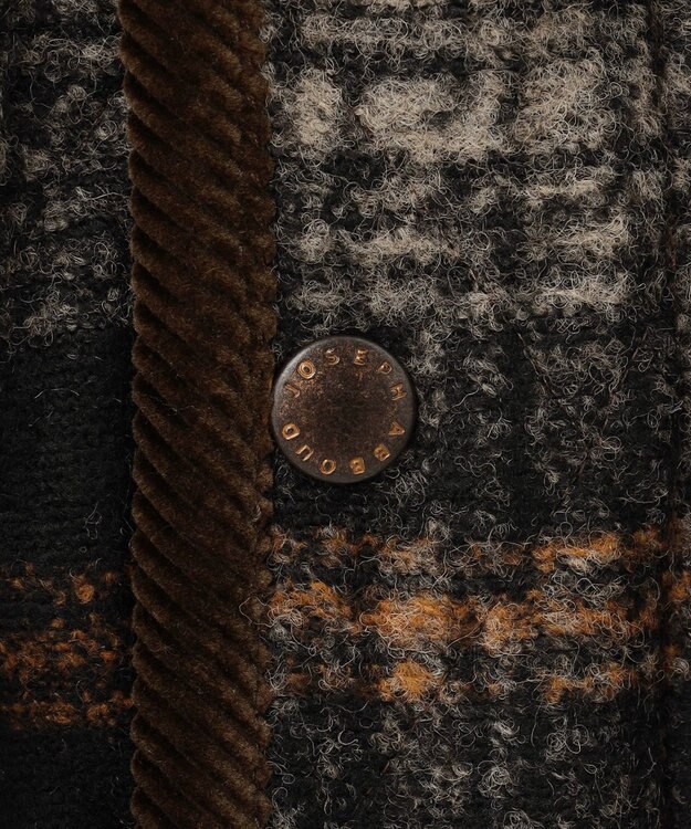 JOSEPH ABBOUD MOUNTAIN 【UNISEX】軽量/中綿 ダブルフェイスブルゾン 黄土色系4