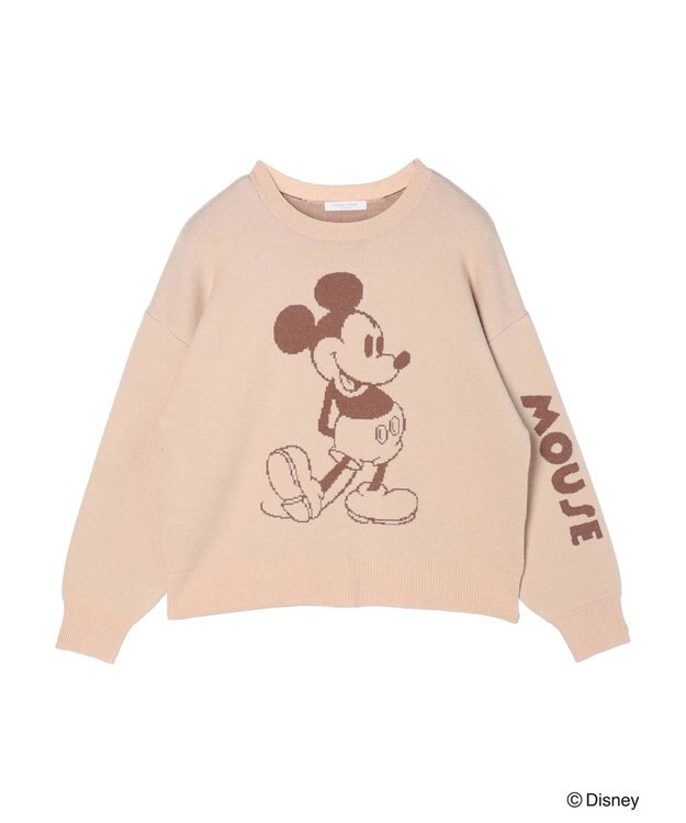 Green Parks Ｄｉｓｎｅｙ／ジャガードニットプルオーバー Beige