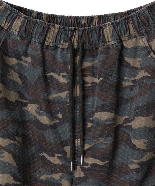 WEGO 【ウエストゴム】ヴィンテージウォッシュパラシュートカーゴパンツ 柄1