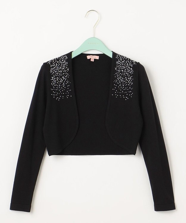 TOCCA 【洗える】ICING SUGAR KNIT ボレロ ブラック系