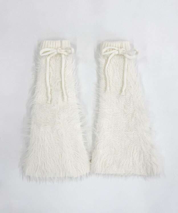 WEGO シャギーレッグカバー オフホワイト