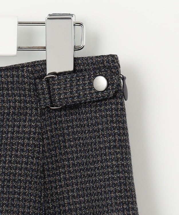 J.PRESS LADIES T/W 杢 ライトツイード フレアー スカート ネイビー系3