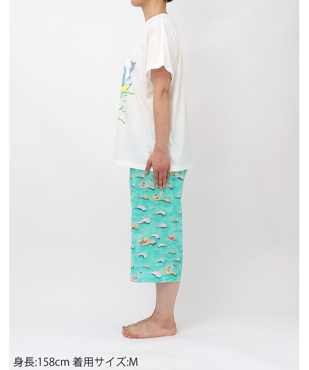 tsumori chisato SLEEP ツモリチサト パジャマ 綿100%(トップス・ボトム) 4分袖 7分丈 レディース UDT110 /ワコール メロン