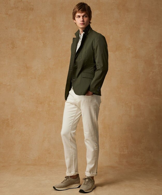 JOSEPH ABBOUD 【ハイパワーストレッチ/7ポケット/Eco撥水】アクティブレジャー ジャケット カーキ系