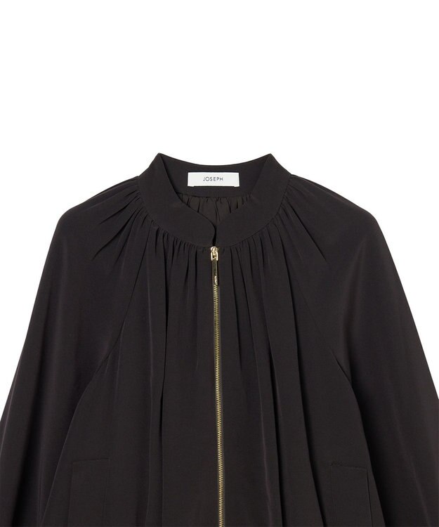 JOSEPH サテンツイル　ジャケット Cocoa