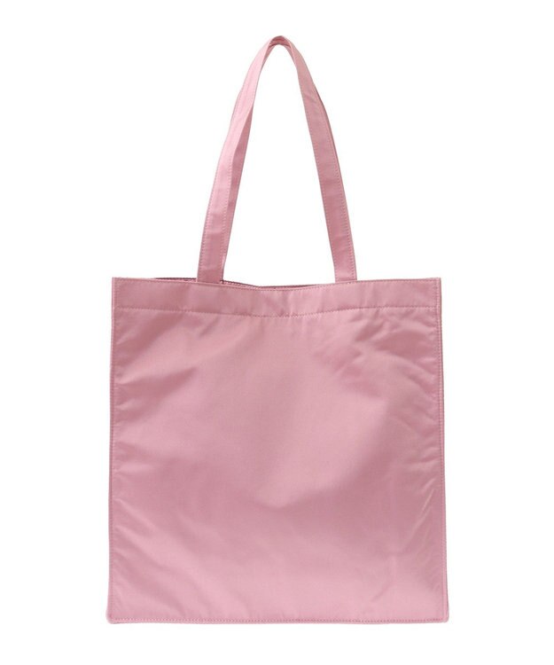 Maison de FLEUR リボンサテンスクエアトートバッグ Pink