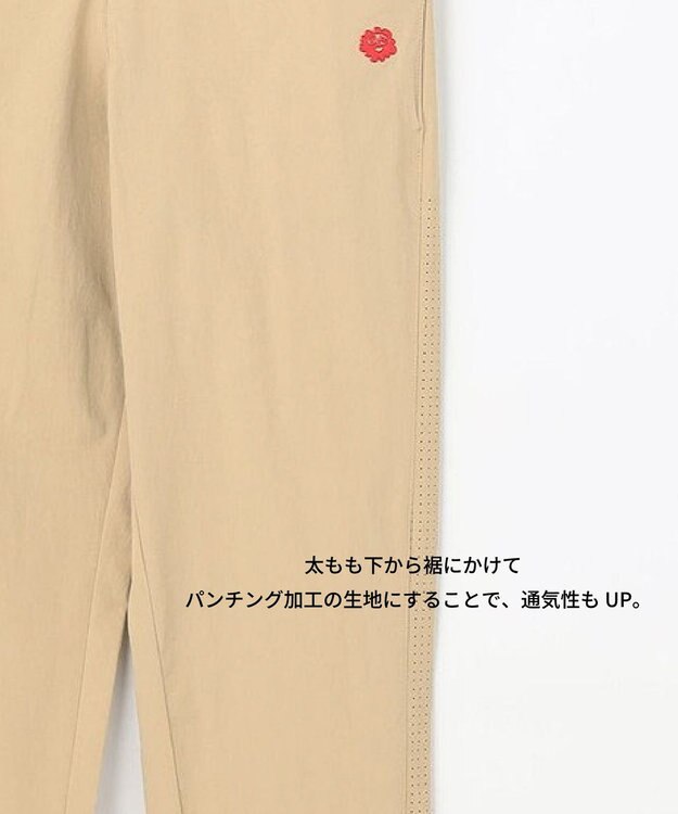 PW CIRCULUS 【WOMEN】サイドパンチング テーパードパンツ ゴルフウェア レディース ベージュ系