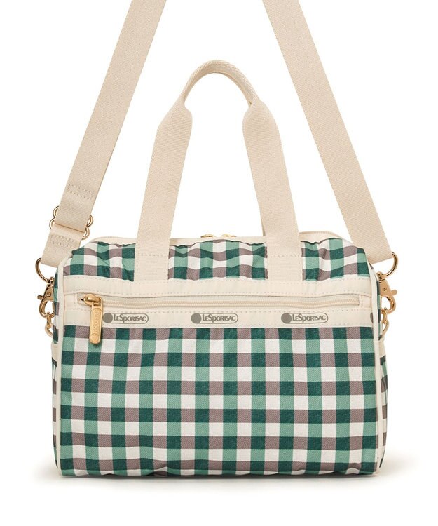 LeSportsac EVERYDAY SM SATCHEL/フォレストギンガム フォレストギンガム