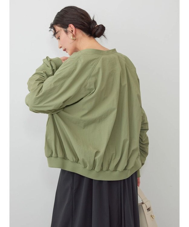 AMERICAN HOLIC 撥水加工ギャザーブルゾン Khaki